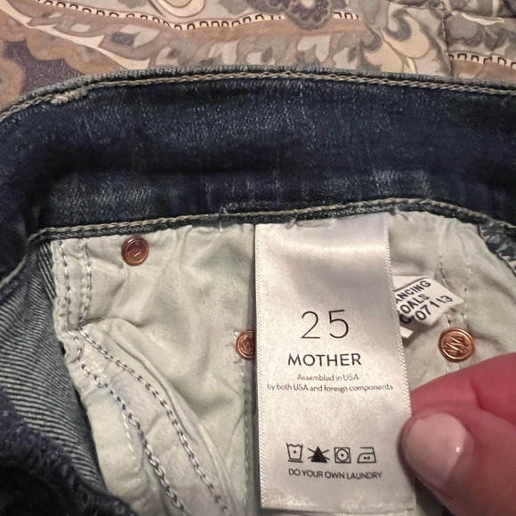 Mother Denim The Insider Crop Step Chew NWT - Picture 8 of 16